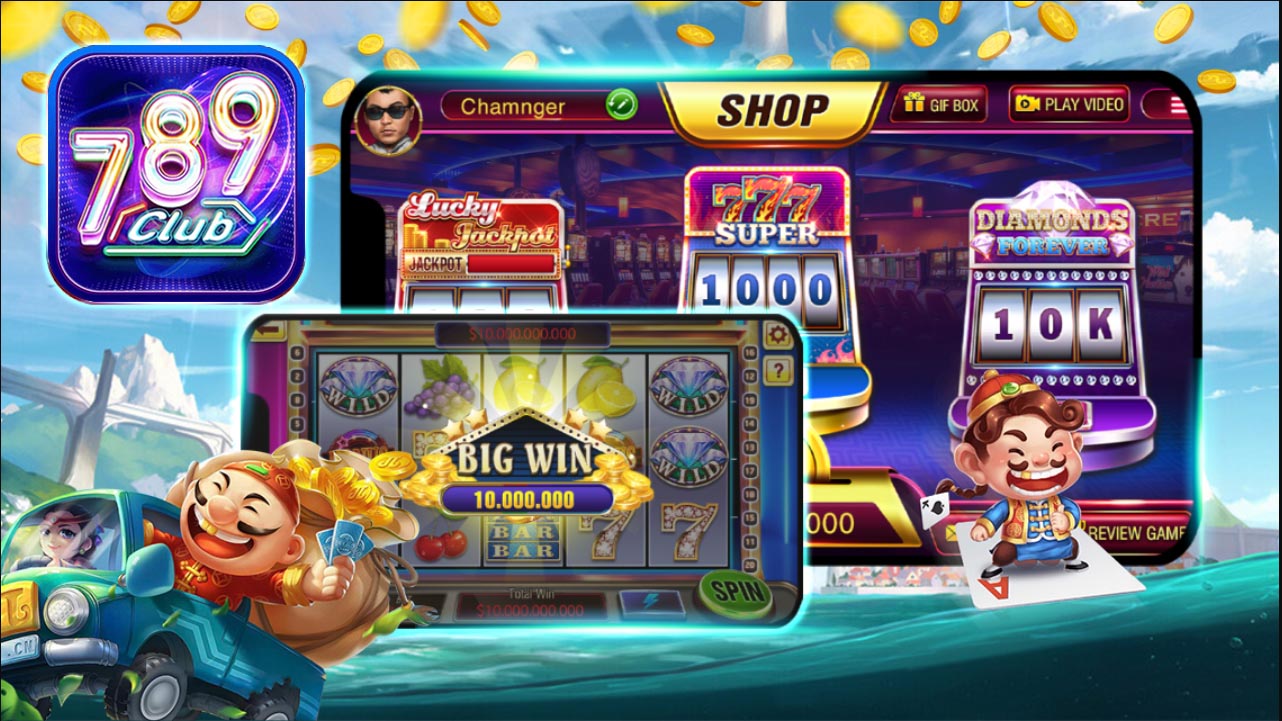 Slot game đổi thưởng đa dạng trên 789 club